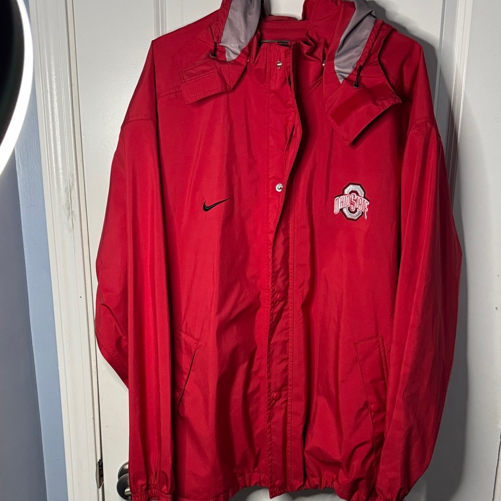Nike Red Hooded Jacket
